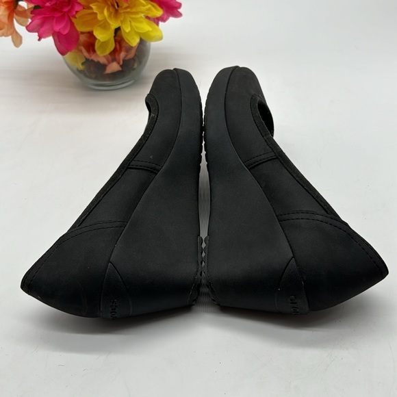CROCS Black Wedge Lightweight Slip on Size 9 CR6496C - Picture 5 of 7